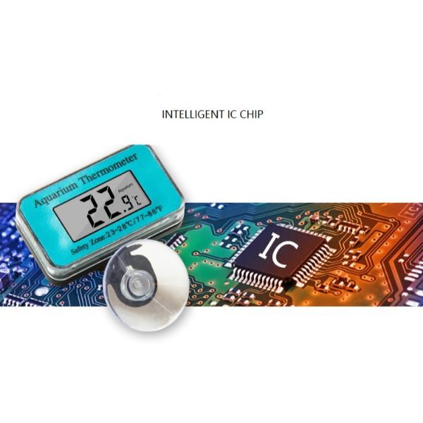 Blue Digital Aquarium Thermometer
