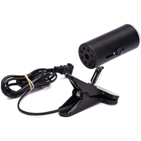 Lamp Holder Stand Lights Bulbs Heat for Reptiles Tanks, Turtle Adjustable and Rotates Black and White