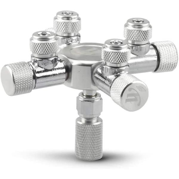 CO2 Splitter Fine Adjusting Valve 2/3/4 Way Outlets