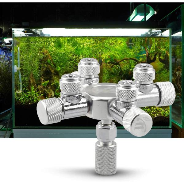 CO2 Splitter Fine Adjusting Valve 2/3/4 Way Outlets