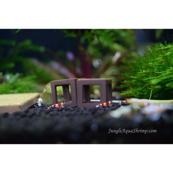 Ceramic House for Small Fish Shrimp 2 Types