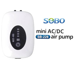SOBO SB-228 Rechargeable Air Pump (4800mAh, AC/DC)