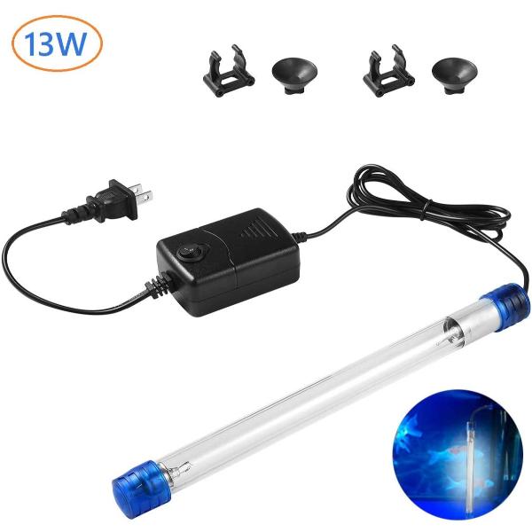 UV Sterilization Light Aquarium Submersible 13W/11W/9W/7W