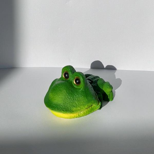 Air Bubbler Frog Aquarium Natural Ornament Decoration