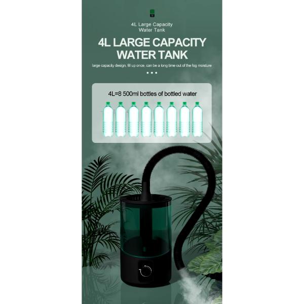 Nomoypet Rainforest Atomizer Reptile Humidifier for Lizard Bearded Dragons Reptile Amphibian Terrarium