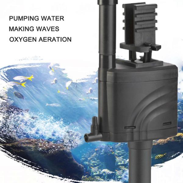 3 in 1 Aquarium Submersible Pump Filtration with Circulation (6 Models)