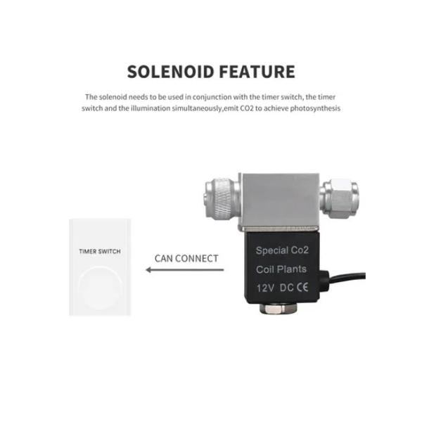 CO2 System DC 12V Output Solenoid Valve Single/Double Head