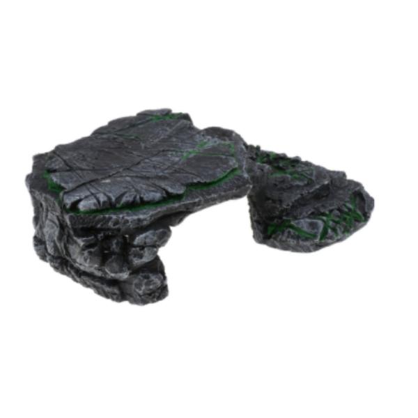 Turtle Platform Tortoise Water Rock Fish Tank Turtle Resting Basking Platform for Amphibian