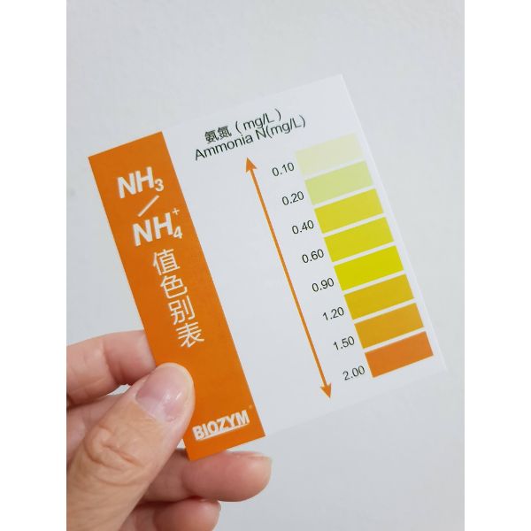 BIOZYM 3 in 1 Test Kit for Fresh and Marine Water NH3/NH4. NO2 and pH
