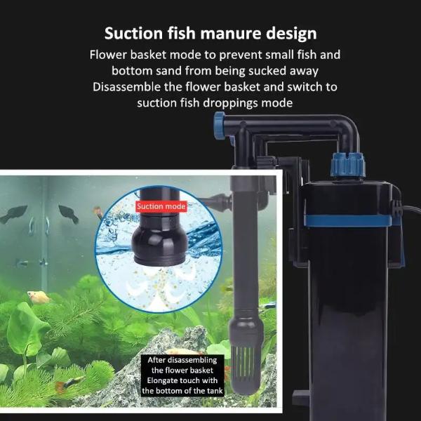 Super Quiet External Hang on Power Depth Filtration Filter (4 Models)