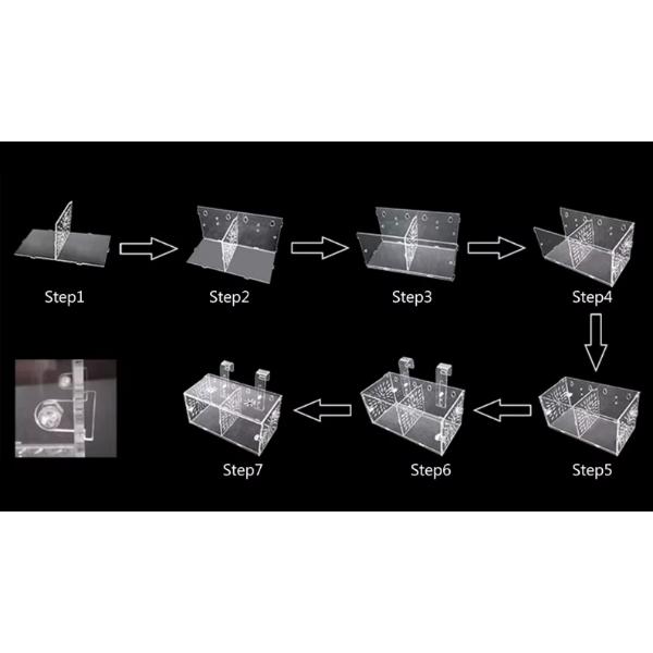 B&K Acrylic Transparent Fish Tank Breeding Isolation Box (2 Sizes)