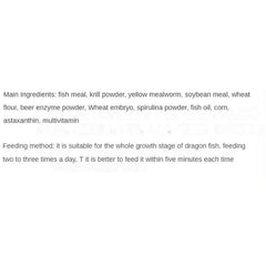 Porpoise Silver Arowana Fish Food 320g