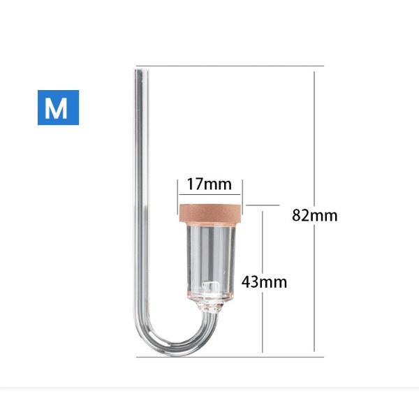 Aquapro Acrylic Nano Diffuser with bubble counter 3 Sizes