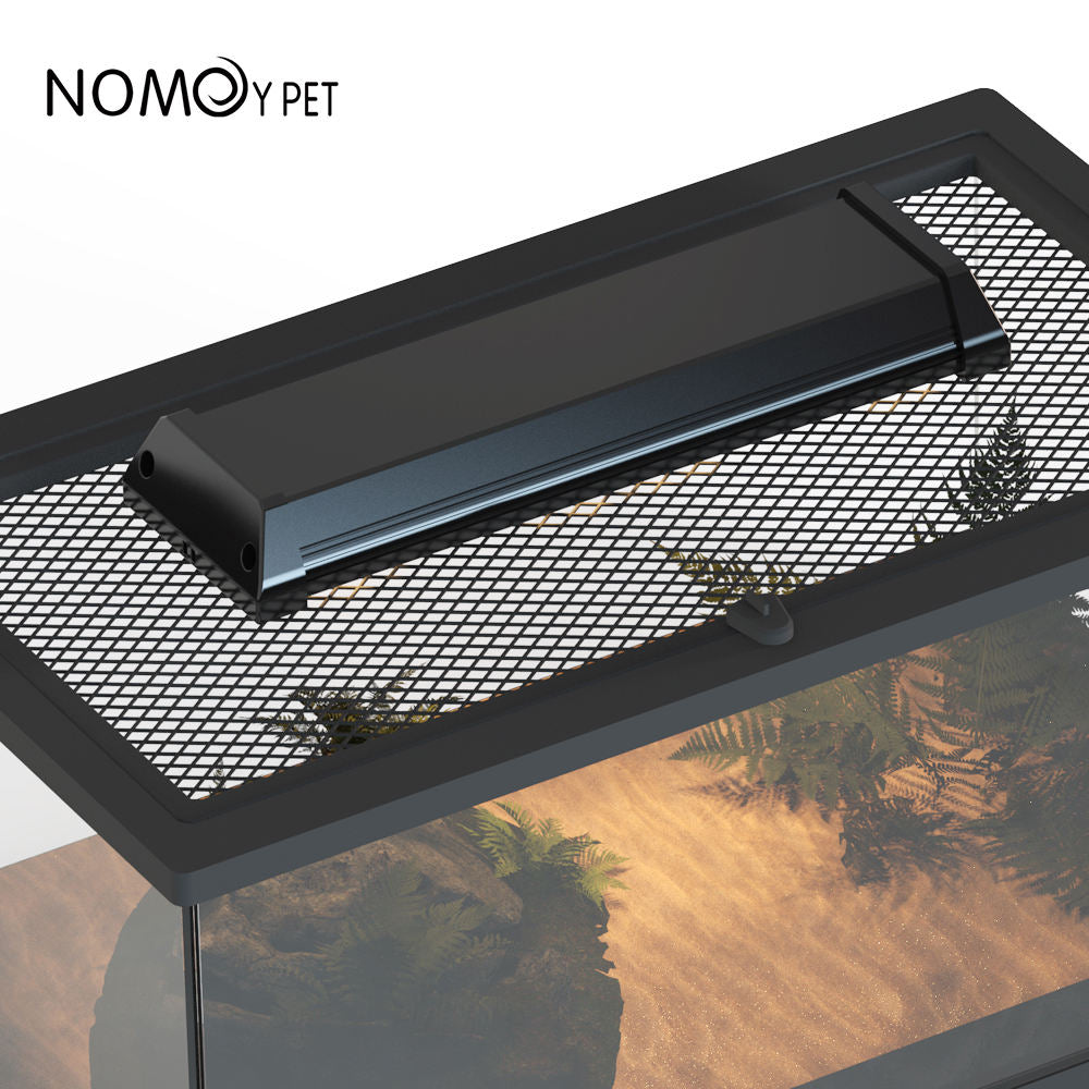Nomoy Controllable 3-Color Modes Reptile LED UVA+UVB Lamp Terrarium Lamp 10.0 Turtle Lizard Snake Light