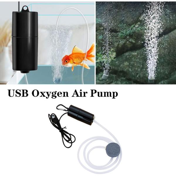 USB Aquarium Air Pump Portable Fish Tank
