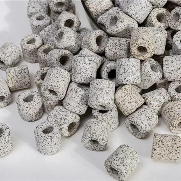 Bio Porous Ceramic Gray Ring Filter Media Bacteria House 500g