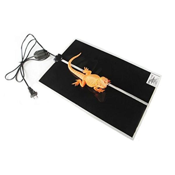 Reptile Heating Pad with Temperature Control, Adjustable Heat Mat for Reptiles Turtle, Aquarium Terrarium Heater 5W/ 7W/ 14W/ 20W/ 28W/ 35W