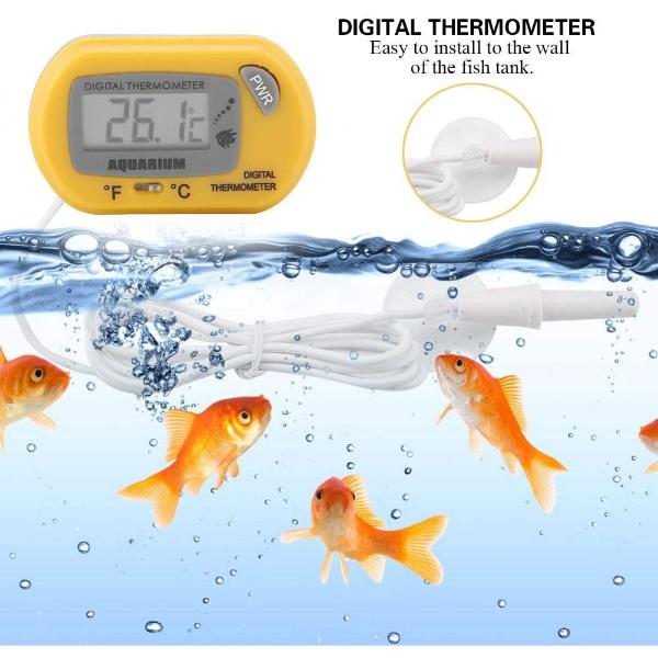 Yellow Digital Aquarium Thermometer