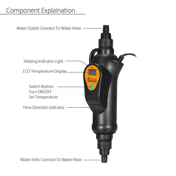SUNSUN Adjustable External Heater 300W and 500W