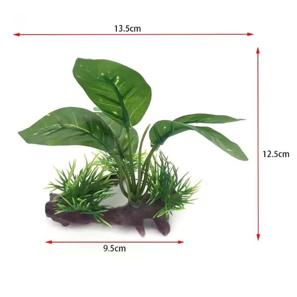 Fish Tank Decorations Plastic Water Plant and Aquatic Grass