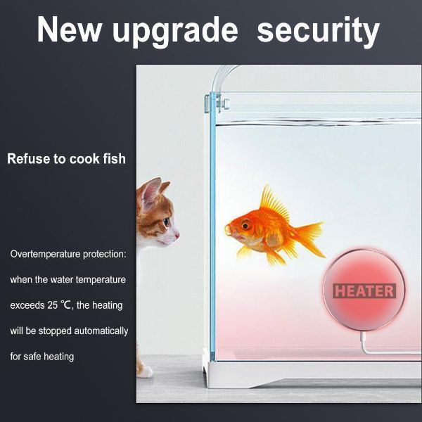 Mini Aquarium Heater 10W with Adaptor