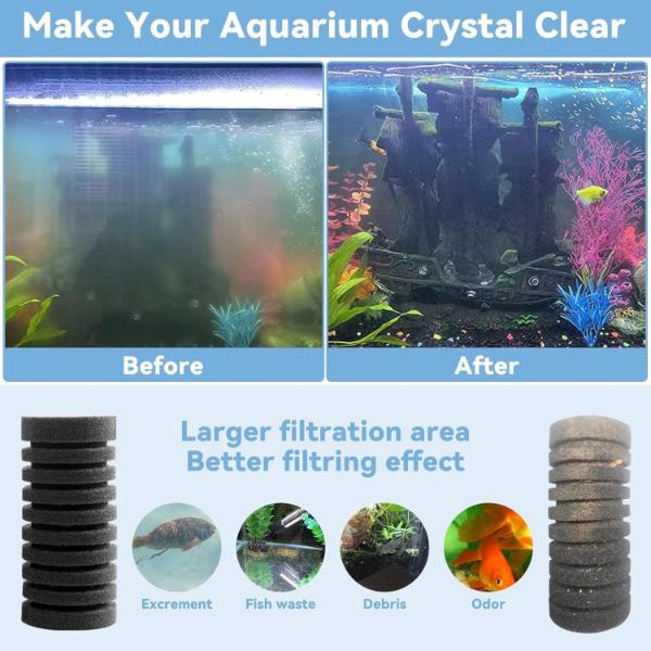 Sunsun Biochemical Aquarium Sponge Filter JF-160B and JF-120B