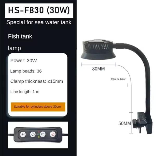 Marine Intelligent Lens Light 30W with Fan and Adjustable Options