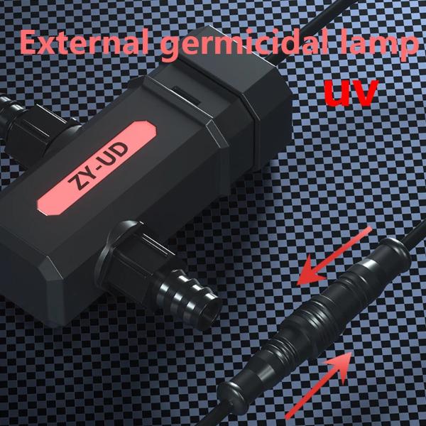 Inline UV sterilization lamp 7W Fish tank Disinfection