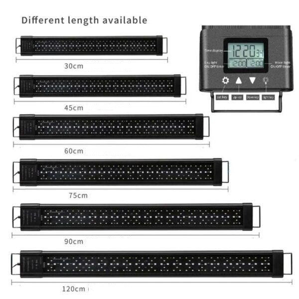Programmable LED Full Spectrum Light WRGB BK 957