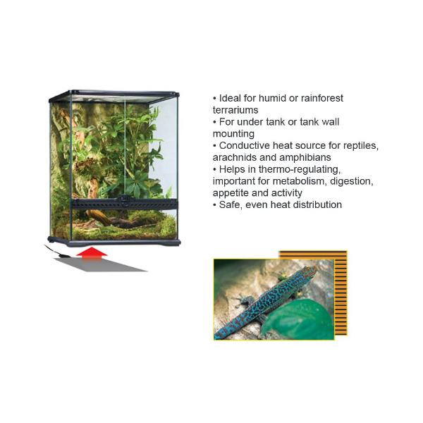 Reptile Heating Pad with Temperature Control, Adjustable Heat Mat for Reptiles Turtle, Aquarium Terrarium Heater 5W/ 7W/ 14W/ 20W/ 28W/ 35W