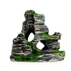 Aquarium Ornament Fish Tank Decor Crab View Stone Terrarium Cave 11x5x11cm