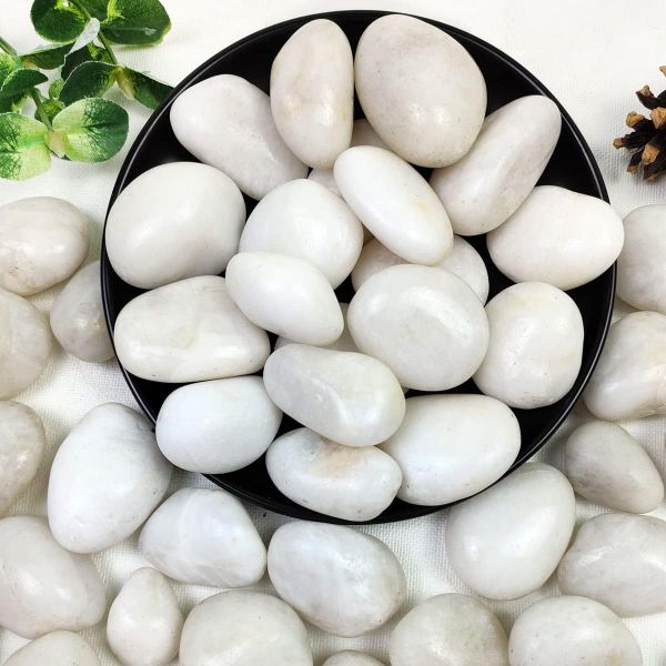 B&K Natural White Stone Fish Tank Landscape Bottom Aquarium (1Kg)