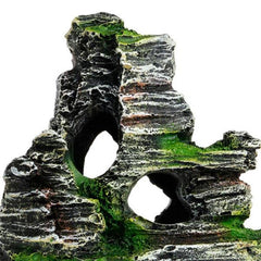 Aquarium Ornament Fish Tank Decor Crab View Stone Terrarium Cave 11x5x11cm