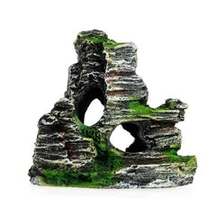 Aquarium Ornament Fish Tank Decor Crab View Stone Terrarium Cave 11x5x11cm