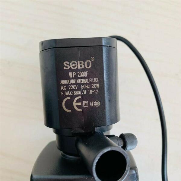 SOBO Submersible Internal Filter 20W 880 l/hr WP-2000F - 2 Layer