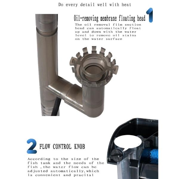 SOBO Hang On Filter WP-606H 10W 500L/hr