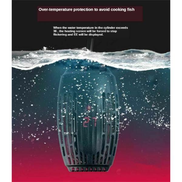 Digital Aquarium Heater Mini Automatic Temperature Controller Thermostat Submersible Water Heating Rod