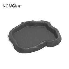 Nomoypet Imitation Rock Green and Grey Water Bowl Dish (3 Sizes)