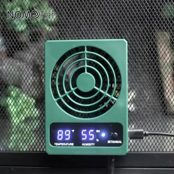 Nomoypet Intelligent Screen Display Fan Remove Excess Humidity