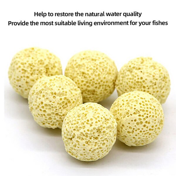 Bio Ball Aquarium Porous Ceramic Filter Media 500g