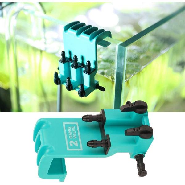 Air Flow Control Valve Splitter Green 2/3/4/5 Head