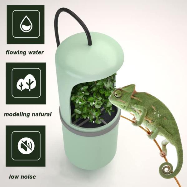 Reptile Drinking Fountain Automatic Water Dispenser Water Circulation