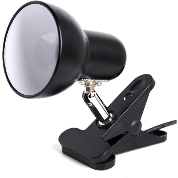 Reptile Habitat Lamp Fixture Heating Bulb Holder Stand - Flexible Clamp