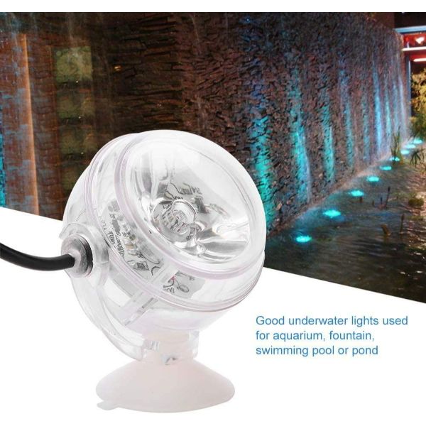 Fish Tank LED Submersible Light Colorful Aquarium LED with Remote