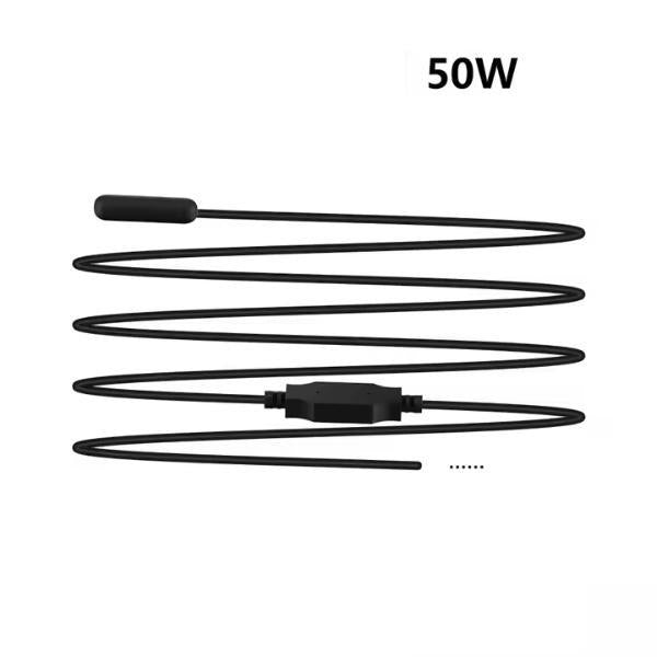 Nomoypet Reptile Bottom Heating Black Long Heat Cable for Terrarium Vivarium