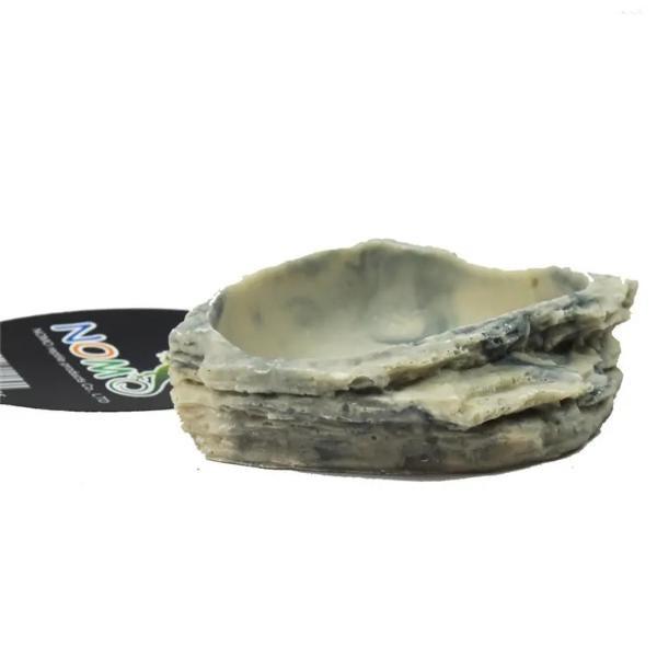 Reptile Natural Bowl For Amphibians Reptile Tortoise Snake Lizard Gecko Spider Frog 9 X 7 X 2.5cm