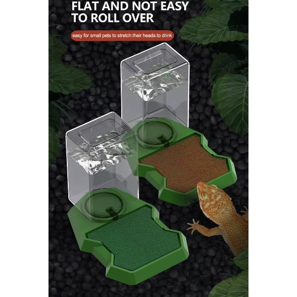 Nomoypet Anti-Drowning Water Feeder Reptile Terrarium Tank