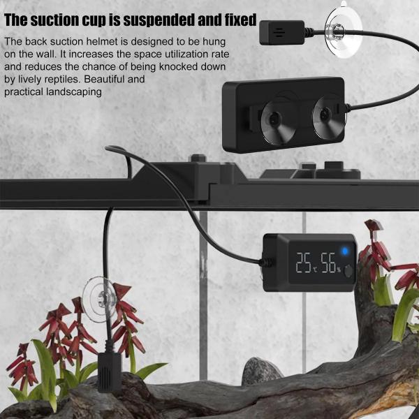 Nomoypet Intelligent Thermo-Hygrometer Control Temperature and Humidity for Reptiles