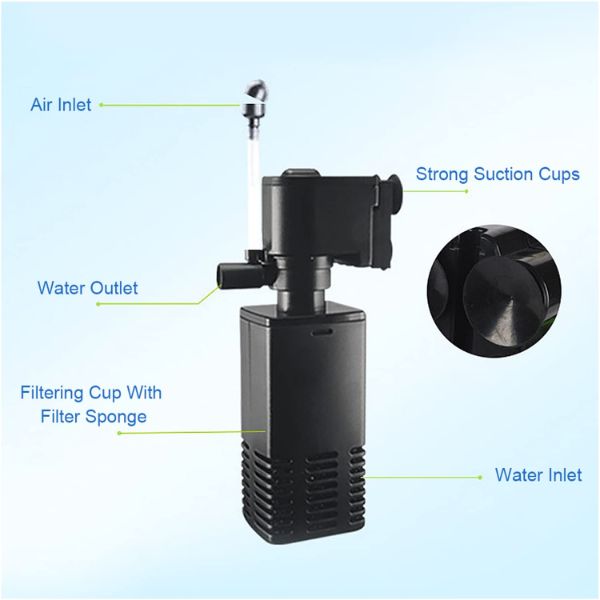 Sobo Aquarium Internal Filter WP-850F and WP-950F