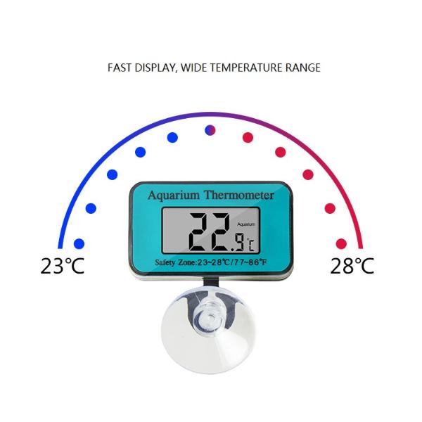Blue Digital Aquarium Thermometer